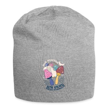 Mir reichts Champignons Ranger Pilzsucher moon - Jersey-Beanie - Grau meliert - Vorne