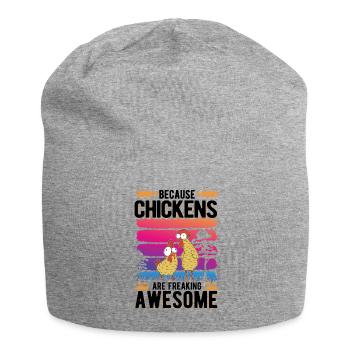 Chicken Farmer Chicken Coop - Jersey Beanie - heather grey - Front