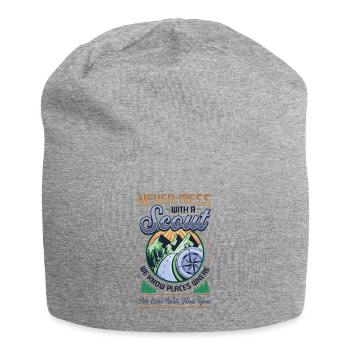 Leg dich niemals mit einem Scout an - Jersey-Beanie - Grau meliert - Vorne