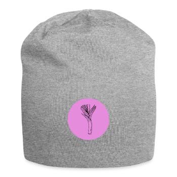 Leek - Jersey Beanie - heather grey - Front