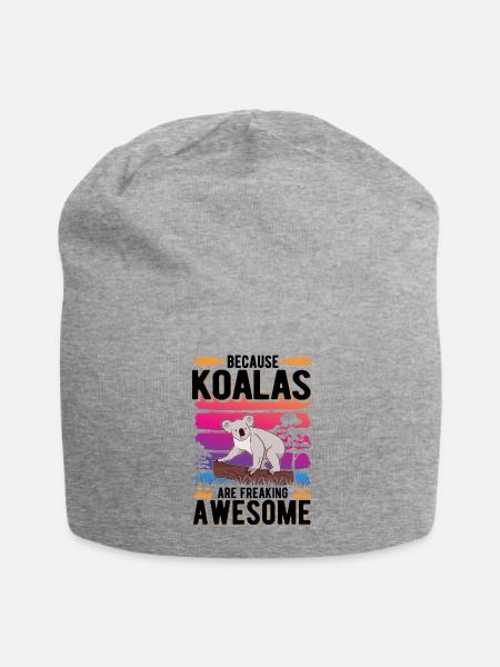 Koala Koala Ours - Bonnet en jersey - gris chiné