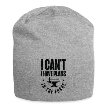 Knifemaking Knife Making Bladesmith Smithing Knife - Jersey Beanie - heather grey - Front