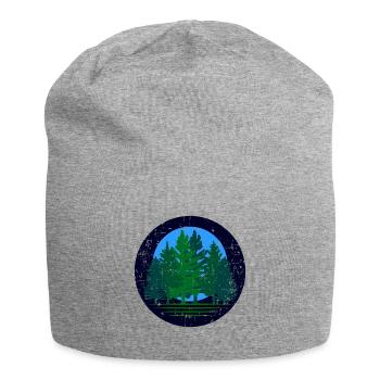 Baum - Jersey-Beanie - Grau meliert - Vorne
