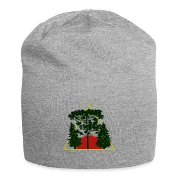 Arbre - Bonnet en jersey - gris chiné - Devant