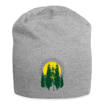 Tree - Jersey Beanie - heather grey - Front
