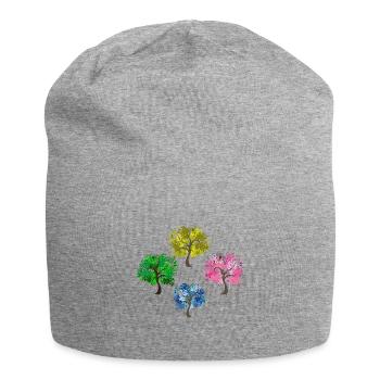 Arbre - Bonnet en jersey - gris chiné - Devant