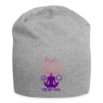 Médecine énergétique Reiki Soul Praticien Énergie - Bonnet en jersey - gris chiné - Devant