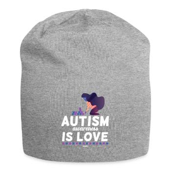 Autism Awareness - Jersey Beanie - heather grey - Front