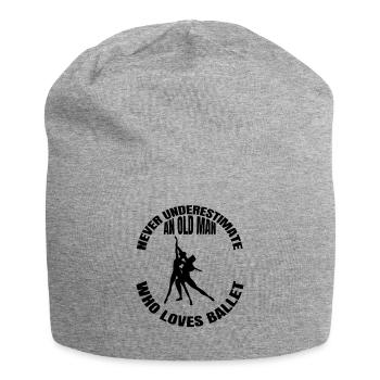 Ballerina Geschenk Ballett Tänzer Tanz Tanzkurs - Jersey-Beanie - Grau meliert - Vorne