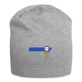 Uruguay Urus La Celeste Fußball Fan Trikot - Jersey-Beanie - Grau meliert - Vorne