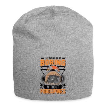 Porc-épic Cadeau Porc-épic - Bonnet en jersey - gris chiné - Devant