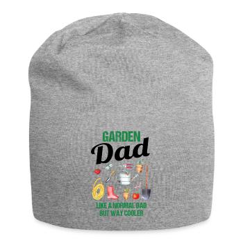 Garten Papa Lustiger Spruch Geschenk Herren - Jersey-Beanie - Grau meliert - Vorne