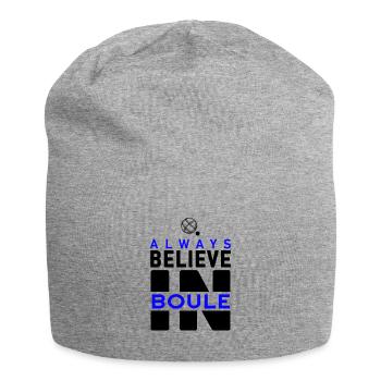 Croyez en Boule Boccia Club Renter Sport - Bonnet en jersey - gris chiné - Devant