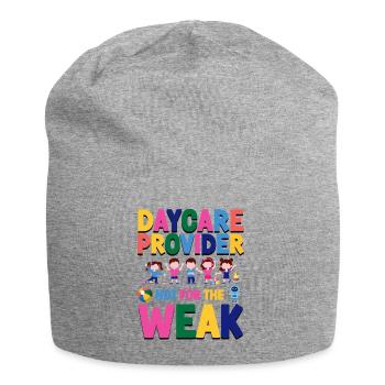 Childcare Daycare Provider Teacher - Jersey Beanie - heather grey - Front