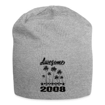 Awesome Since 2008 - Jersey-Beanie - Grau meliert - Vorne