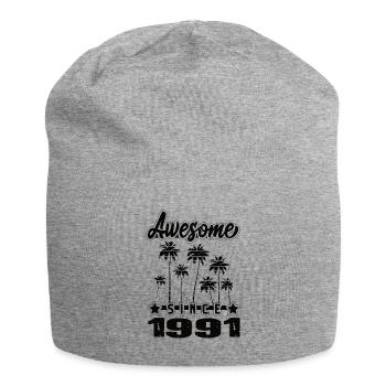 Awesome Since 1991 - Jersey-Beanie - Grau meliert - Vorne