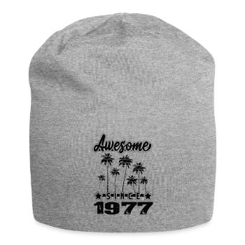 Awesome Since 1977 - Jersey-Beanie - Grau meliert - Vorne