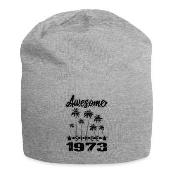 Awesome Since 1973 - Jersey-Beanie - Grau meliert - Vorne