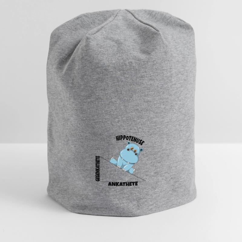 Math Hippotenuse Angular Function Hypotenuse Hippo Jersey Beanie