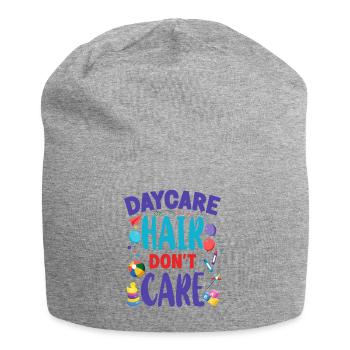 Childcare Daycare Provider Teacher - Jersey Beanie - heather grey - Front