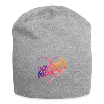 Childcare Daycare Provider Teacher - Jersey Beanie - heather grey - Front