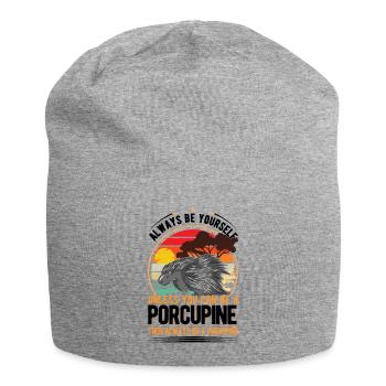 Porc-épic Cadeau Porc-épic - Bonnet en jersey - gris chiné - Devant