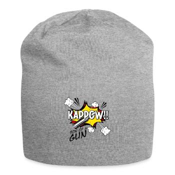 Kappow Bullets Gun Explosion Big bang Aesthetic - Jersey Beanie - heather grey - Front