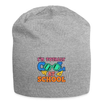 Kids Back to School Totally Cool at School for - Jersey-Beanie - Grau meliert - Vorne