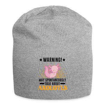 Axolotl Cadeau Queue Lurch - Bonnet en jersey - gris chiné - Devant