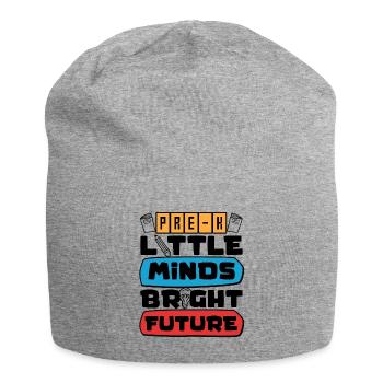 Enfants d’âge préscolaire Retour à l’école Little Minds Bright - Bonnet en jersey - gris chiné - Devant