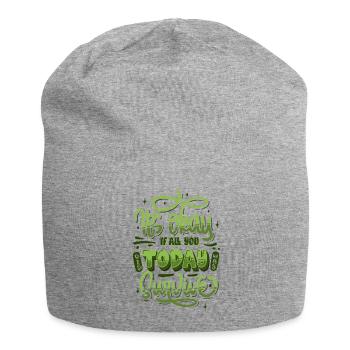 Taux de motivation santé mentale - Bonnet en jersey - gris chiné - Devant