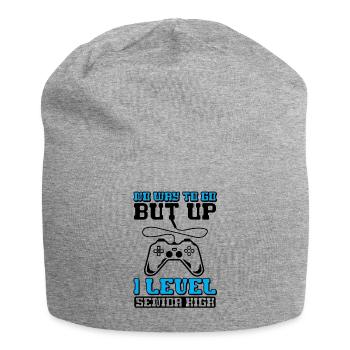 Teens Back to School No Way to Go Up One Level - Jersey Beanie - heather grey - Front