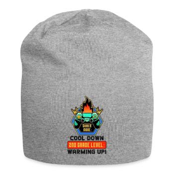 Kids Back to School Gamer Mode 2nd Grade Level - Jersey-Beanie - Grau meliert - Vorne