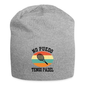 Je Peux Pas J'ai Padel - Bonnet en jersey - gris chiné - Devant