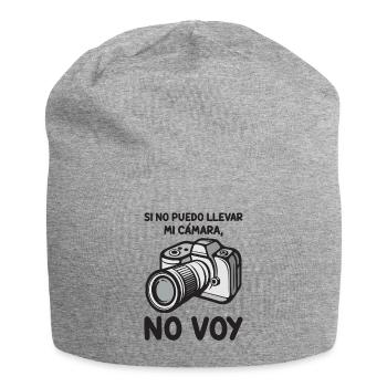 Si Je Ne Peux Pas Apporter Ma Caméra - Bonnet en jersey - gris chiné - Devant