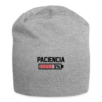Je N'ai Pas De Patience - Bonnet en jersey - gris chiné - Devant