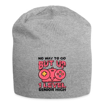 Teens Back to School No Way to Go Up One Level - Jersey Beanie - heather grey - Front