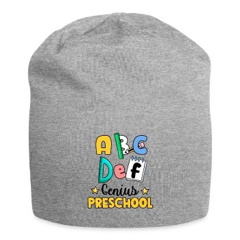 Kids Back to School Alphabet Genius Preschool - Jersey-Beanie - Grau meliert - Vorne