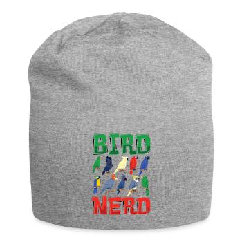 Vogelbeobachtung Nerd - Jersey-Beanie - Grau meliert - Vorne