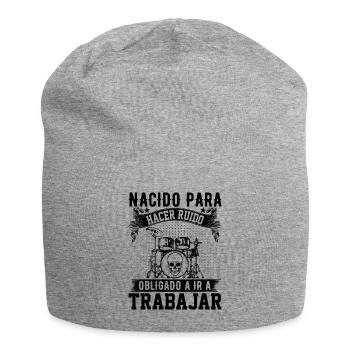 Né Pour Faire Du Bruit - Bonnet en jersey - gris chiné - Devant