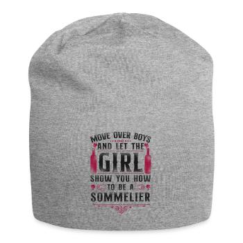 Sommelier Wine Drinking Tasting - Jersey-Beanie - Grau meliert - Vorne