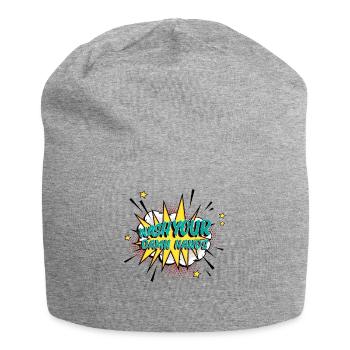 Waschen Sie Ihre verdammten Hände saubere Seife - Jersey-Beanie - Grau meliert - Vorne
