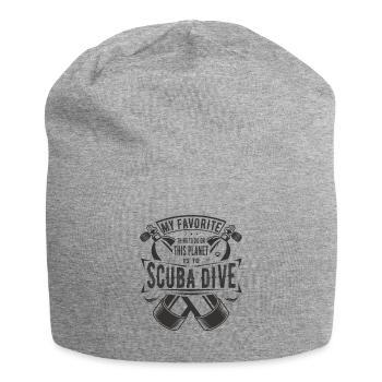 Ma chose préférée à faire est le cadeau de plongée sous-marine - Bonnet en jersey - gris chiné - Devant