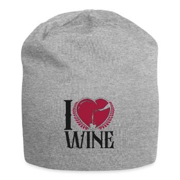 Sommelier Wine Drinking Tasting - Jersey-Beanie - Grau meliert - Vorne