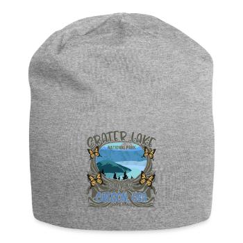 Crater Lake National Park ESTD. 1902 Shirt, - Jersey Beanie - heather grey - Front