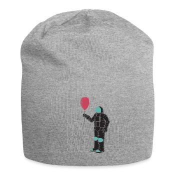 I need more space - Jersey-Beanie - Grau meliert - Vorne