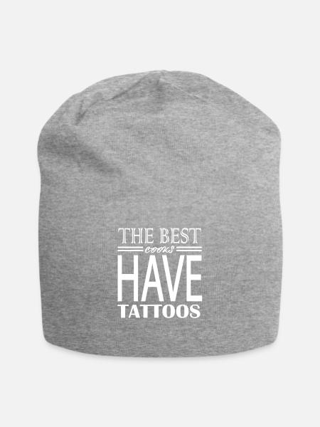 Beste Köche Haben Tatoos Master Chef's Hut Kitchen - Jersey-Beanie - Grau meliert