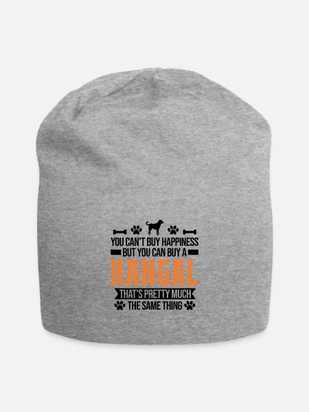 Kangal Glücklich Anatolischer Hirtenhund - Jersey-Beanie - Grau meliert