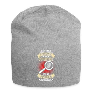 Pensionierter Forensischer Ermittler - Jersey-Beanie - Grau meliert - Vorne