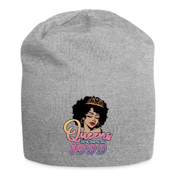 1999 Queen 25th Birthday Pour Femmes, 25 ans - Bonnet en jersey - gris chiné - Devant